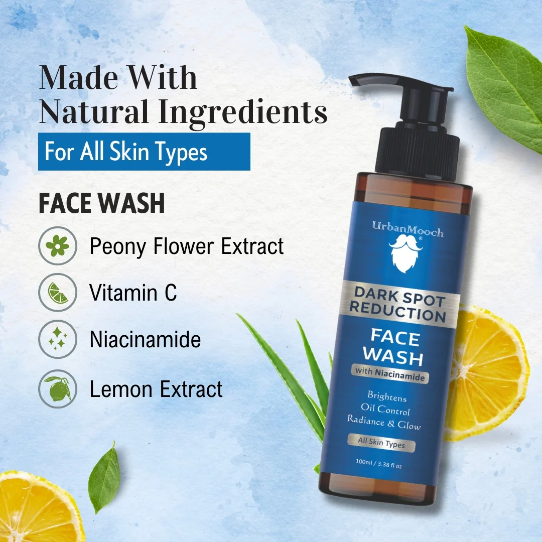 UrbanMooch Dark Spot Reduction Face Wash for Men - Image 3