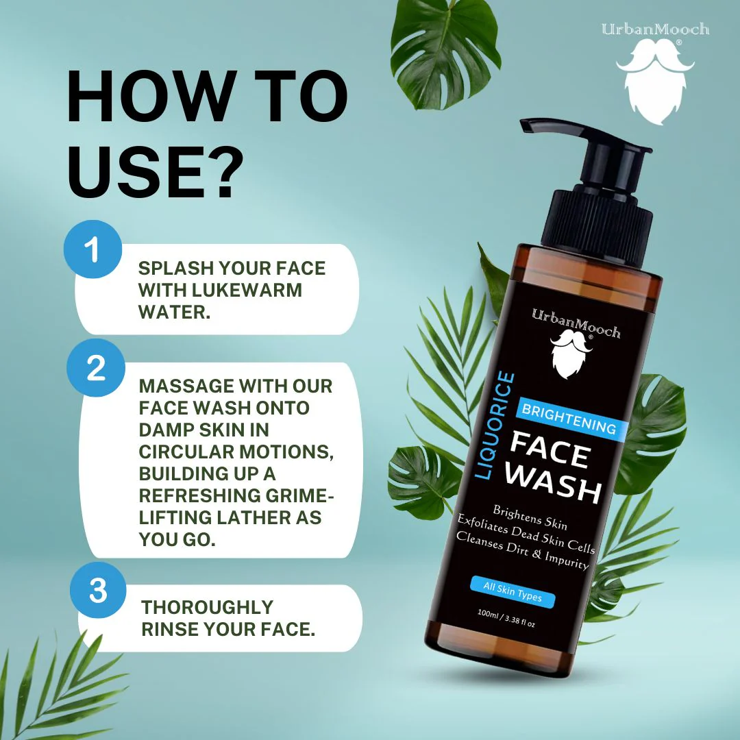 Liquorice face Wash For Brightening - Image 3
