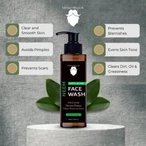 UrbanMooch Neem Face Wash for Acne Prevention and Clear Skin - Image 3