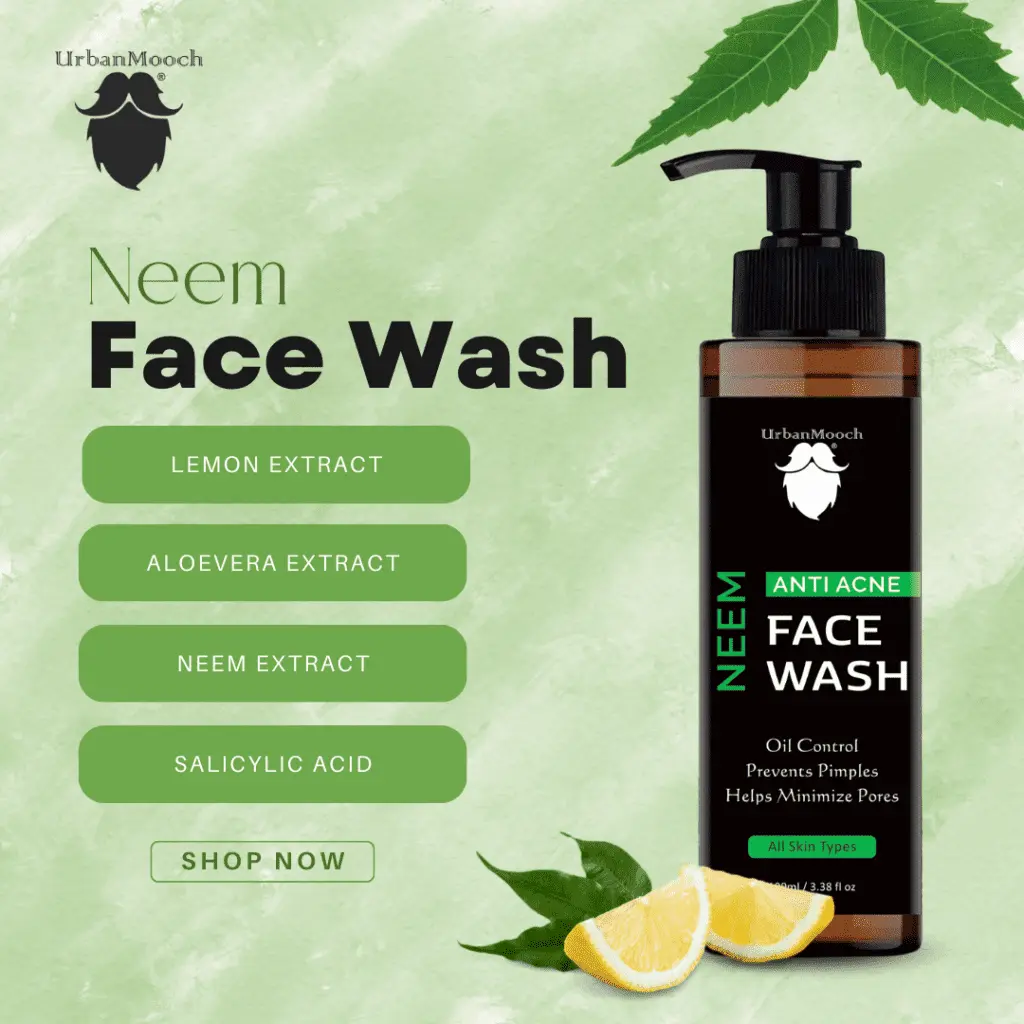 UrbanMooch Neem Face Wash for Acne Prevention and Clear Skin - Image 4