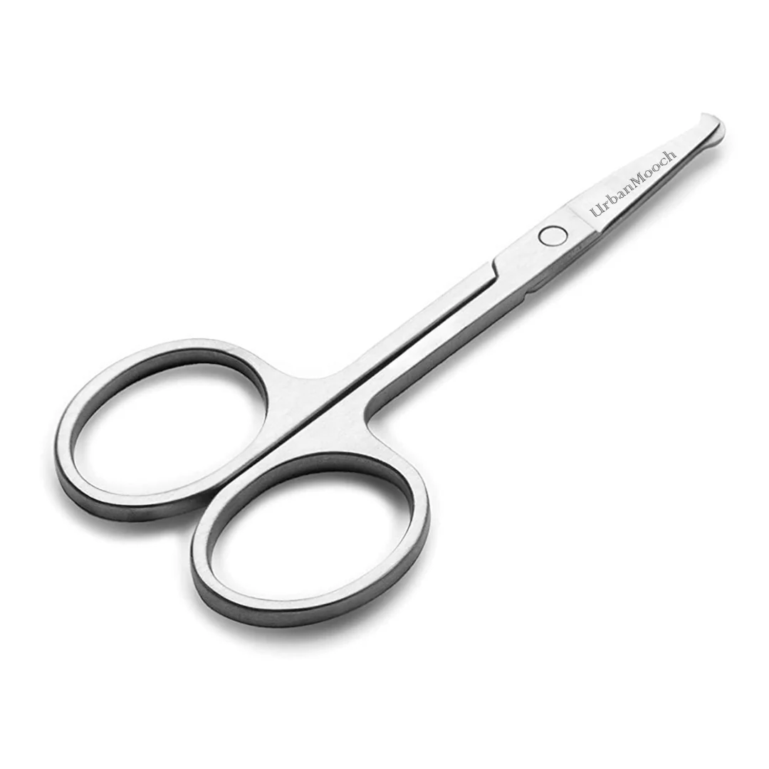 UrbanMooch Nasal Safety Personal Grooming Scissor for Nose Hair, Beard, Moustache and Eyebrow - Image 6