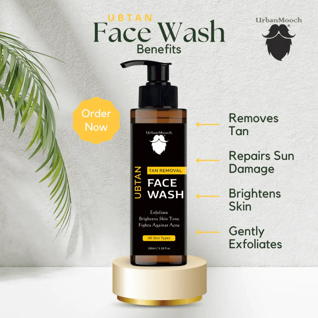 UrbanMooch Ubtan Tan Removal Face Wash for Men - Image 3