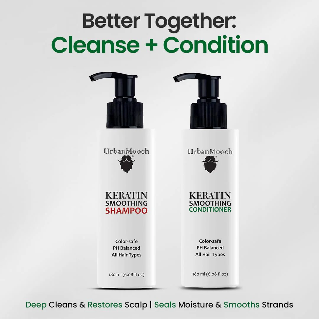 UrbanMooch Keratin Smoothing Conditioner for Men – Frizz Control & Deep Nourishment - Image 8