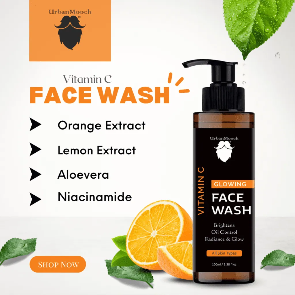 UrbanMooch Vitamin C Face Wash for Men - Image 3